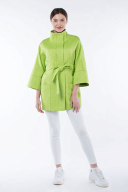 012-0054 Пальто облегченное (пояс) - El podio фото 2