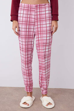 Trendyolmilla Fume Ay?c?kl? ve Penguen Bask?l? Ekoseli Yumos Orme Pijama Tak?m? THMAW22PT0395 фото 8