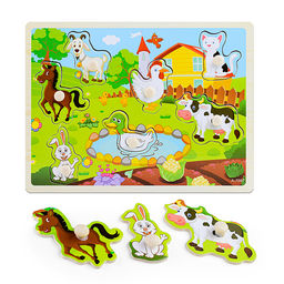 Пазл-вкладыш Домашние питомцы