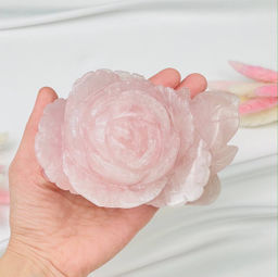 Цветок из Розового кварца - Радуга самоцветов фото 3