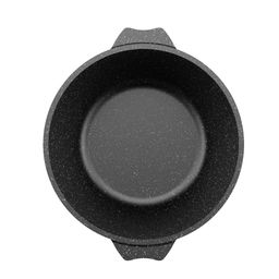 Кастрюля алюмин. 6л (АП) гранит black (46802) (Мечта)