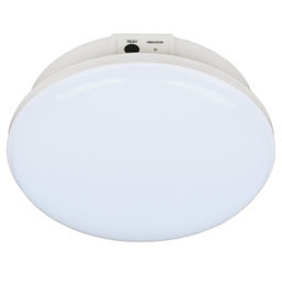 ULR-E60-12W/4000K WHITE Светильник светодиодный аварийного освещения, влагозащищенный, IP65. Белый свет (4000K). Диаметр 161мм. Встроенный аккумулятор. Корпус белый. ТМ Uniel