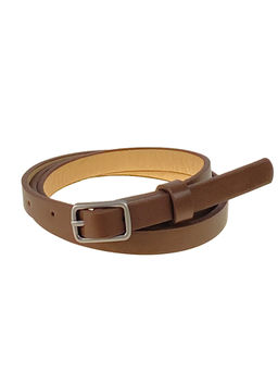 Ремень женский из искусственной кожи, цвет коричневый