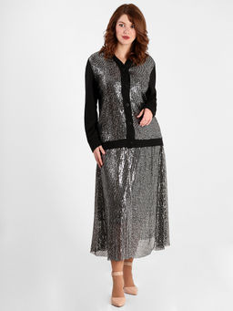 Костюм вечерний женский с кардиганом