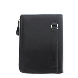 Папка натуральная кожа Croco-1304, 2отд, 2 отд, 8внут карм, черный пулл-ап (254) 264641  фото 2