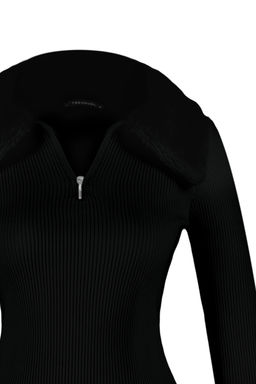 Pudra Polo Yaka Suni Kurk Detayl? Triko Kazak TWOAW24KZ00204 - Trendyolmilla фото 15