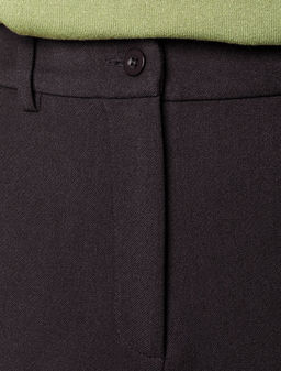 Прямые брюки из супер-плотной эластичной поливискозы