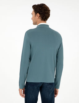 Мятный трикотажный кардиган стандартного кроя - Cacharel фото 5