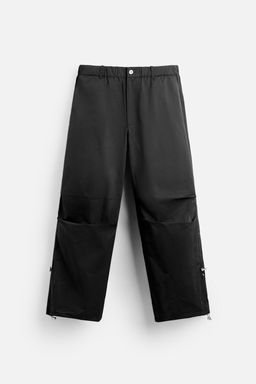 TECHNICAL PARACHUTE TROUSERS - Zara фото 6