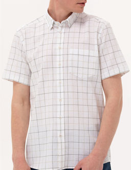 Haki Regular Fit K_sa Kollu G_mlek - Pierre cardin фото 6