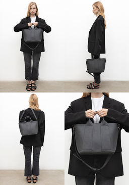 Модель №1548 | кожзам | гладкий | серый | Р922-9 | 32997 - L-craft фото 6