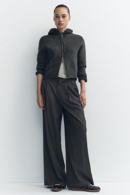 DOUBLE PLEAT TROUSERS