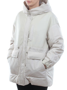 M24-211 LT. BEIGE Куртка демисезонная женская (100 гр. синтепон) - Fashion фото 5