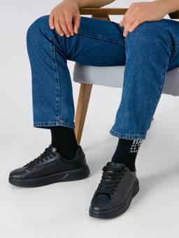 Цена за 5 пар! Носки мужские черные с надписью Папа не ругает... - Mark formelle фото 4