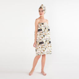 Набор для сауны Этель Девичник парео 80*144 см + чалма, вафля 200г/м2, 100% хл  фото 5