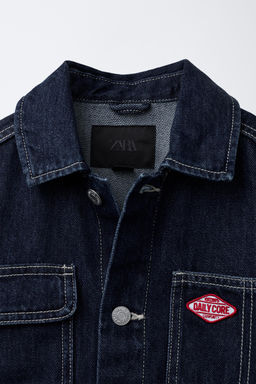 DENIM JACKET WITH LABEL