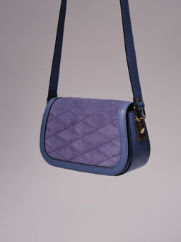 Сумка замшевая Deboro 30791 сиреневый закат