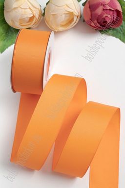 Лента репсовая 4 см*20 ярд "1 сорт" (SF-1349) оранжевый №24