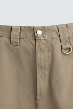 WIDE BAGGY FIT CHINO TROUSERS - Zara фото 8
