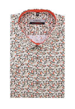 Сорочка мужская короткий рукав GREG 453/201/14653/ZS/C/1  фото 3