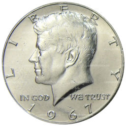 1/2 доллара (50 центов) 1967 года США