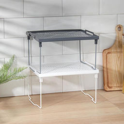 Подставка на металлических ножках «Лофт» белая