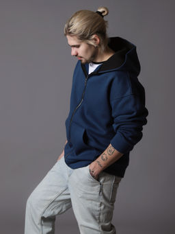 Зип Худи на молнии с начесом К550 Джинс