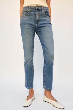 JEANS ZW COLLECTION BOOTCUT TIRO MEDIO / Azul - Zara фото 2