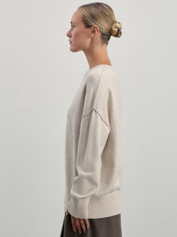 Джемпер из вискозы со швами / Zarina  фото 4