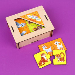 Пазл Мама и малыш - Лесная мастерская фото 6