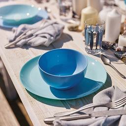 Салатник ДИВАЛИ ЛАЙТ БЛЮ голубой 12см арт.P9203 /Люминарк/