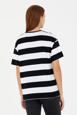 U. S. Polo Assn Женская черная футболка с круглым вырезом - U.s. polo assn фото 5