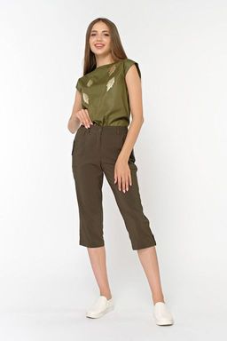 NOBBY, Женские брюки 5321-45 (олива) фото 2