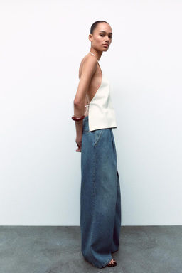 TRF DARTED HIGH-WAIST JEANS - Zara фото 3