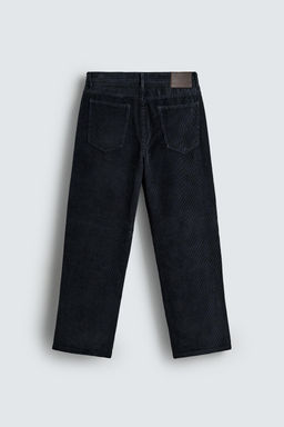 STRAIGHT-LEG CORDUROY TROUSERS - Zara фото 7