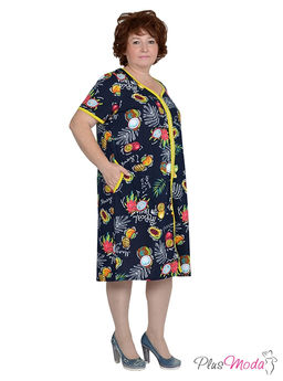 Халат Модель №664 размеры 44-84 - Plusmoda фото 2