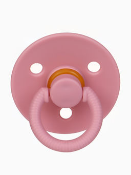 Соска-пустышка, от 0 мес., латекс, классическая, в контейнере, пыльно-розовая, M&B