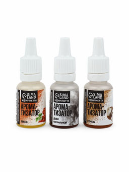 Ароматизатор пищевой, набор из 3 шт., 10 мл., №2 "Бекон, дым, грибы"