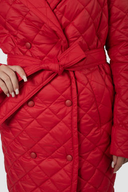 01-12028 Пальто женское демисезонное (пояс) - El podio фото 6