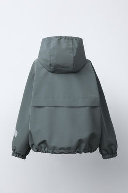CAZADORA TEXTO WATER REPELLENT / Acero - Zara фото 5
