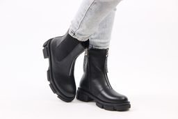 Ботинки EDART 355.L.21074 bl.black/шерсть