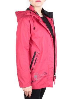 F654 CRIMSON Ветровка женская CO-COCOPINE (85% хлопок, 15% полиэстер) - Fashion фото 6