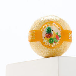 Цена за 2 шт. Бомбочка для ванны, 130 г, аромат тутти-фрутти, Кладовая красоты