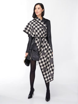 в составе ШЕРСТЬ и КАШЕМИР Большой, мягкий, теплый  двусторонний палантин - Tantino фото 10