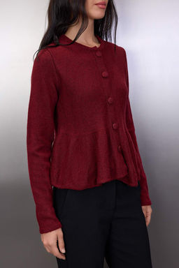 Antrasit Bisiklet Yaka Etek Ucu Volanl? Triko H?rka TWOAW26HI00232 - Trendyolmilla фото 14