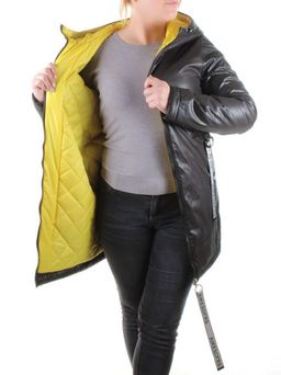 19158 BLACK Куртка удлиненная женская Aikesdfrs - Fashion фото 7