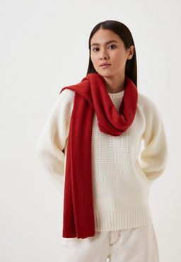 Палантин из акрила и кашемира - Модные истории фото 3