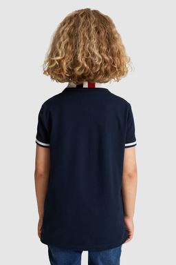 Erkek Гocuk Lacivert Polo Yaka Basic TiЕГrt - U.s. polo assn фото 5