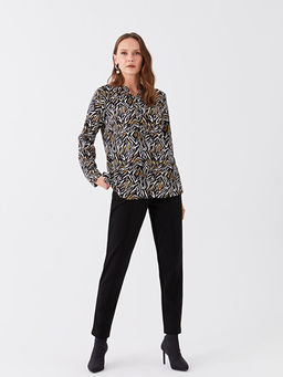Beli Lastikli Standart Fit Kad?n Pantolon