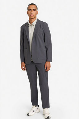Teknik Kuma_tan Esnek Blazer Ceket - Defacto фото 5